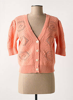 Vestă cu mâneci scurte portocaliu C'EST BEAU LA VIE femeie