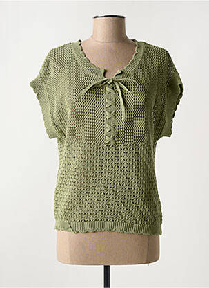 Pulover verde C'EST BEAU LA VIE femeie