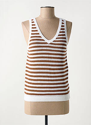 Pulover maro C'EST BEAU LA VIE femeie