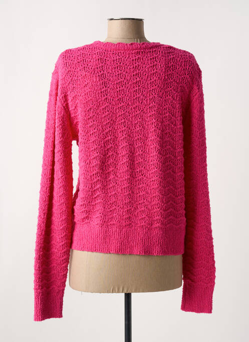 Vestă cu mâneci lungi roz C'EST BEAU LA VIE femeie