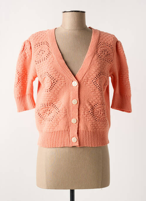 Vestă cu mâneci scurte portocaliu C'EST BEAU LA VIE femeie