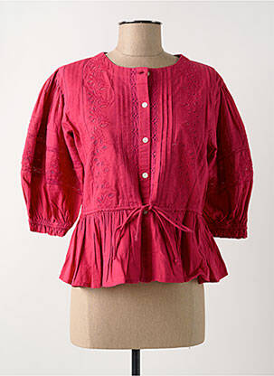 Cămașă roșu C'EST BEAU LA VIE femeie