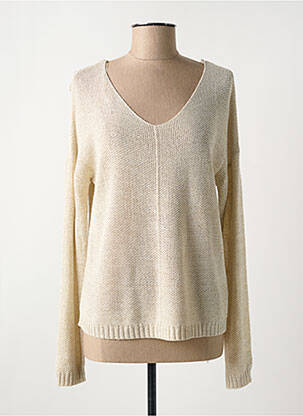 Pulover bej C'EST BEAU LA VIE femeie