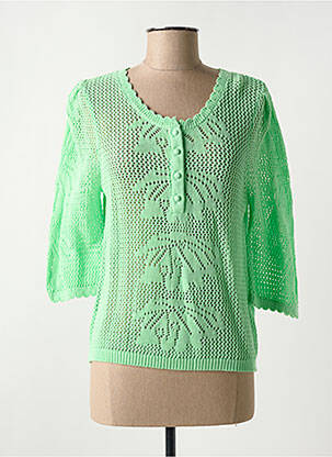 Pulover verde C'EST BEAU LA VIE femeie