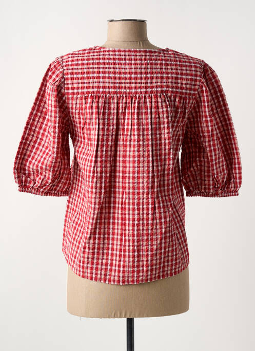 Cămașă mâneci scurte mâneci scurte roșu C'EST BEAU LA VIE femme