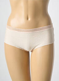 Shorty efect material satinat roz ANTIGEL femme