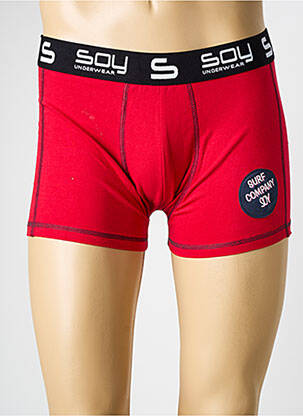 Boxer roșu SOY bărbat