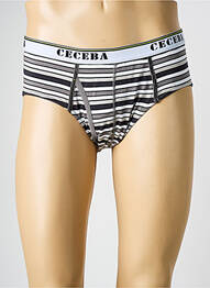 Chilot imprimeu dungi gri CECEBA homme