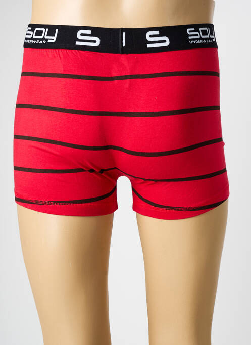 Boxer roșu SOY bărbat