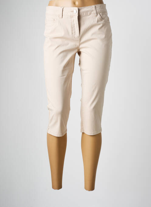 Pantalon trei sferturi bej C'EST BEAU LA VIE femeie