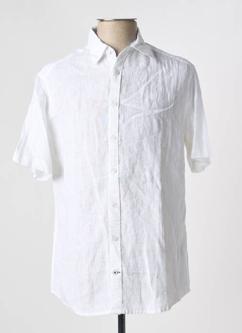 Cămașă cu mâneci scurte alb CAMBRIDGE bărbat