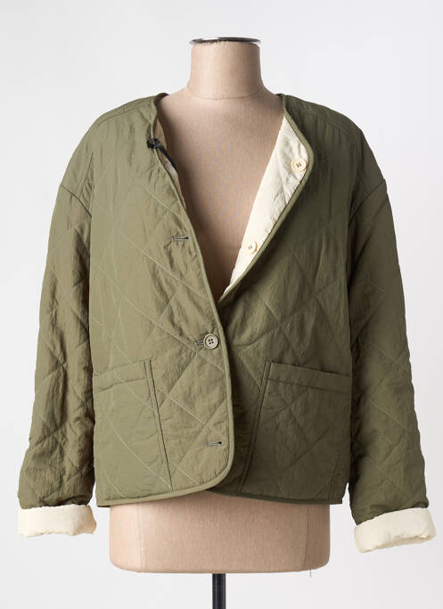 Geacă matlasată verde JULIE GUERLANDE femeie