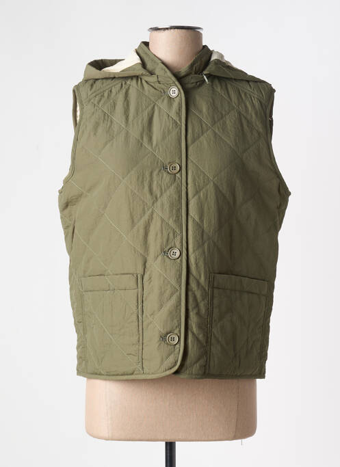 Geacă matlasată verde JULIE GUERLANDE femeie