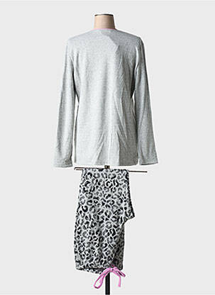 Pijama croială dreaptă gri MASSANA femeie