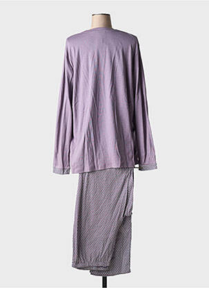 Pijama croială dreaptă violet EGATEX femeie