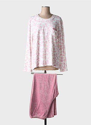 Pijama croială dreaptă roz EGATEX femeie