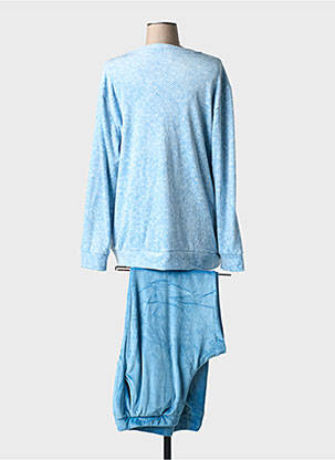Pijama croială dreaptă albastru EGATEX femeie