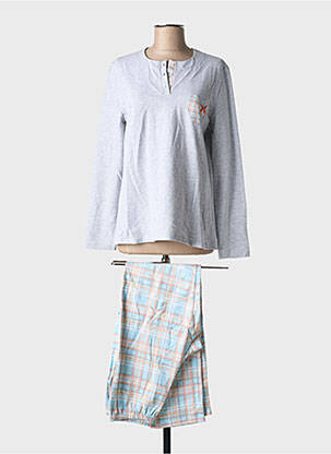 Pijama țesătură jerseu gri EGATEX femeie
