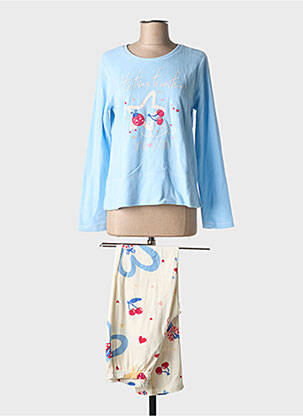 Pijama albastru MASSANA femeie