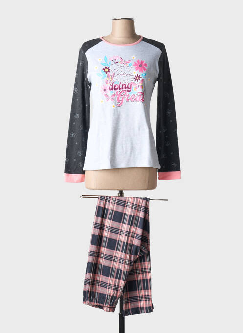 Pijama gri MASSANA femeie