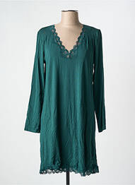 Cămașă de noapte mâneci lungi verde ANTIGEL femme