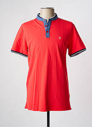 Polo croială dreaptă mâneci scurte roșu CAMBRIDGE homme