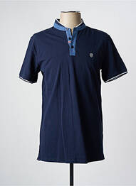 Polo croială dreaptă mâneci scurte albastru CAMBRIDGE homme
