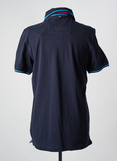 Polo negru CAMBRIDGE bărbat