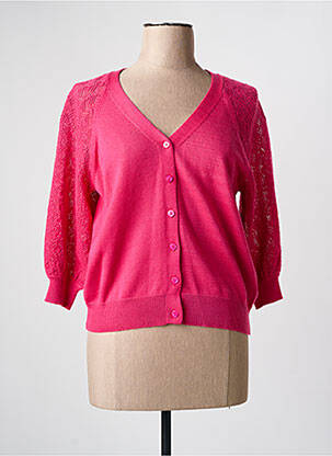 Vestă cu mâneci lungi roz JULIE GUERLANDE femeie