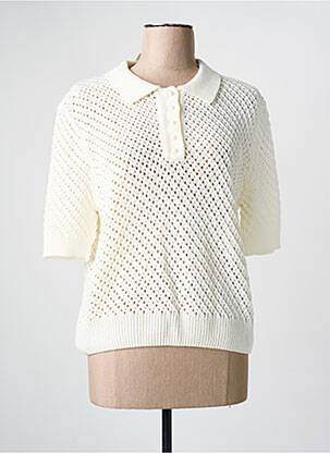 Pulover bej JULIE GUERLANDE femeie