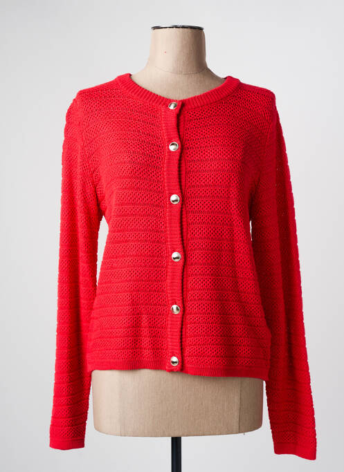 Vestă cu mâneci lungi roșu JULIE GUERLANDE femeie