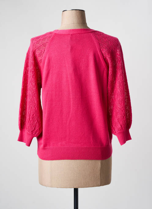 Vestă cu mâneci lungi roz JULIE GUERLANDE femeie