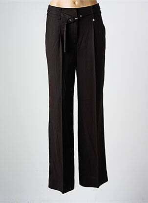 Pantalon drept elasticitate mărime normală negru JULIE GUERLANDE femeie