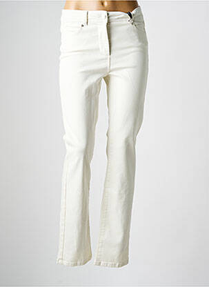 Blugi cu croială dreaptă bej JULIE GUERLANDE femeie