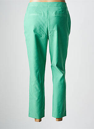Pantalon 7/8 țesătură poplin mărime normală verde JULIE GUERLANDE femeie
