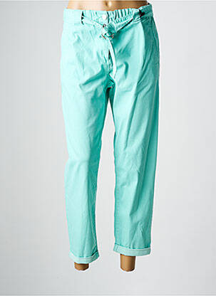 Pantalon 7/8 elasticitate albastru JULIE GUERLANDE femeie