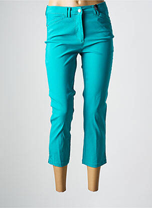 Pantalon trei sferturi albastru JULIE GUERLANDE femeie