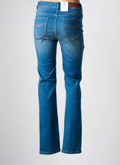 Blugi cu croială dreaptă albastru JULIE GUERLANDE femeie