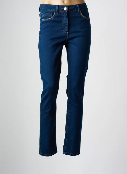 Blugi cu croială slim albastru JULIE GUERLANDE femeie