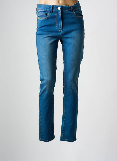 Blugi cu croială slim albastru JULIE GUERLANDE femeie