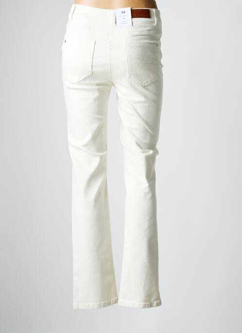 Blugi cu croială dreaptă bej JULIE GUERLANDE femeie