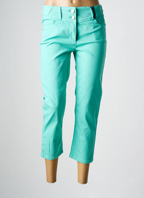 Pantalon trei sferturi albastru JULIE GUERLANDE femeie