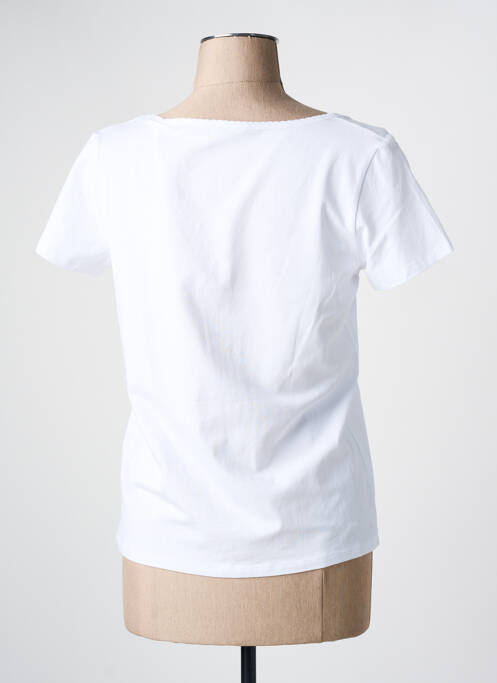 Top alb C'EST BEAU LA VIE femeie