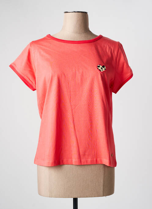 Tricou roz C'EST BEAU LA VIE femeie