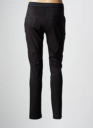 Pantalon slim talie elastică negru JULIE GUERLANDE femeie