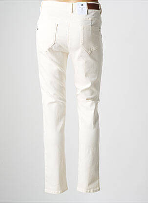 Pantalon slim buzunare alb JULIE GUERLANDE femeie