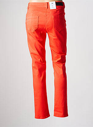 Pantalon slim buzunare portocaliu JULIE GUERLANDE femeie