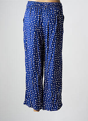 Pantalon 7/8 talie elastică albastru C'EST BEAU LA VIE femeie