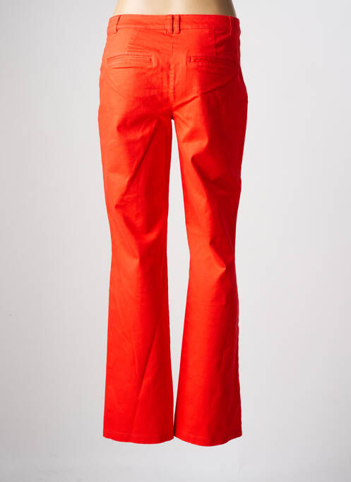 Pantalon drept portocaliu JULIE GUERLANDE femeie