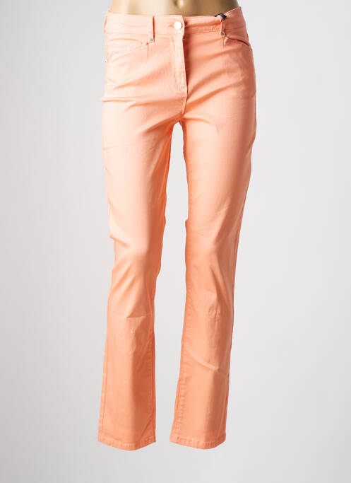 Pantalon slim portocaliu JULIE GUERLANDE femeie